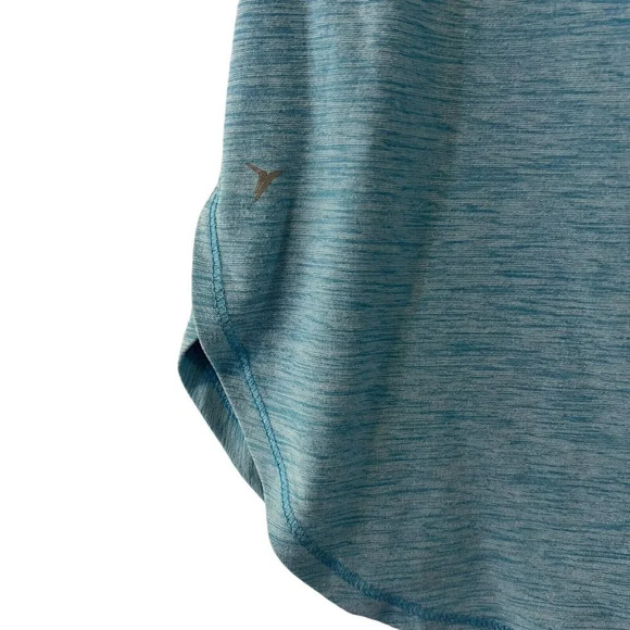 Old Navy Active Girls Top XS 5 Breathe On Light Blue Side Slits Short Sleeves - Picture 5 of 6